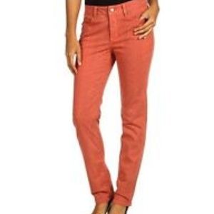 NYDJ Sheri Python Print Skinny Pants 2 Petite